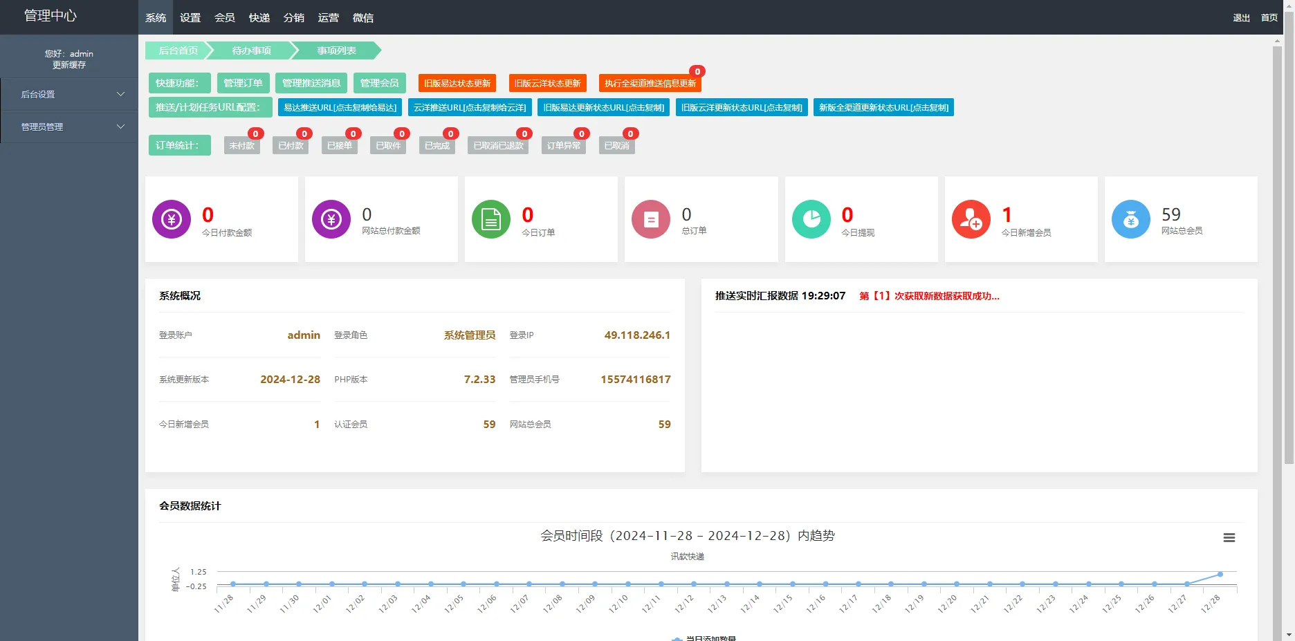 图片[3]-快递寄件小程序源码修复版支持官易达 / 云洋带分销会员系统-朝晞小屋