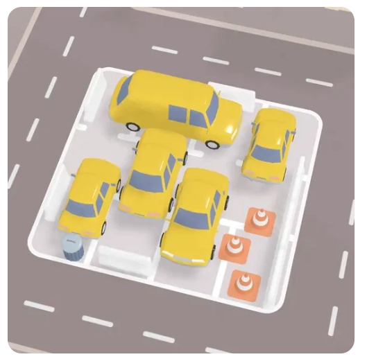 Unity 停车场挪车游戏源码 ParkingInc3D 益智休闲解压挪车闯关完整学习项目-朝晞小屋