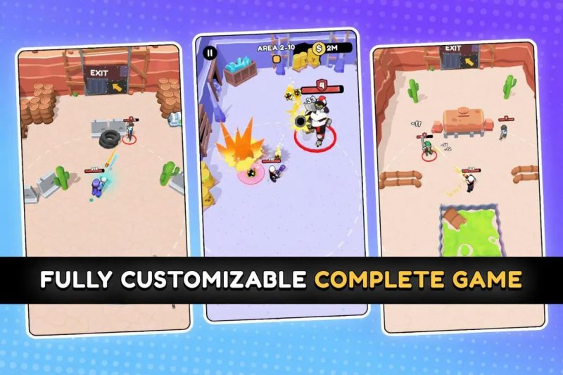 UnitySquadShooter1.4.3URP 卡通小队射击闯关游戏完整 U3D 可编辑模板源码工程-朝晞小屋