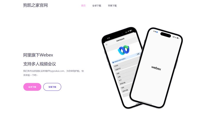 一款免费支持二改的软件介绍页，软件下载页网站源码-朝晞小屋