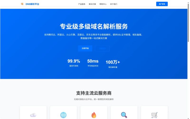 DNS 多级域名分发系统 – 多平台域名解析统一管理源码-朝晞小屋