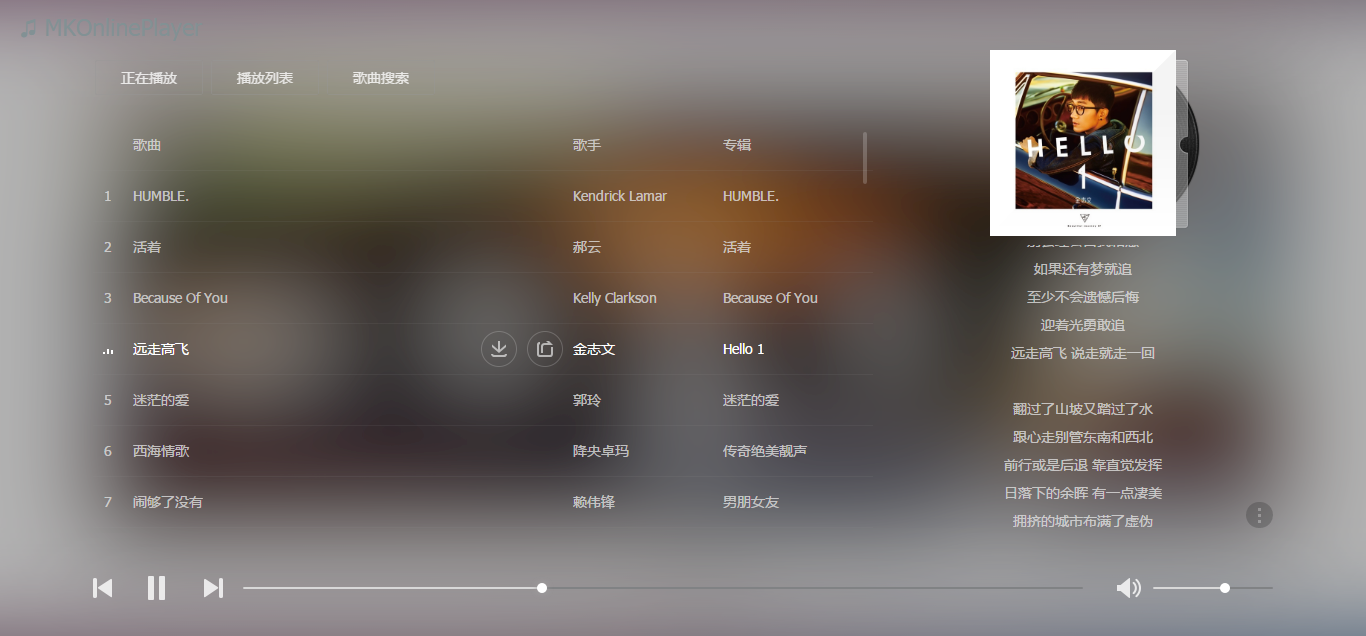 图片[2]-MKOnlineMusicPlayer千软音乐网播放器网站源码+后台-朝晞小屋