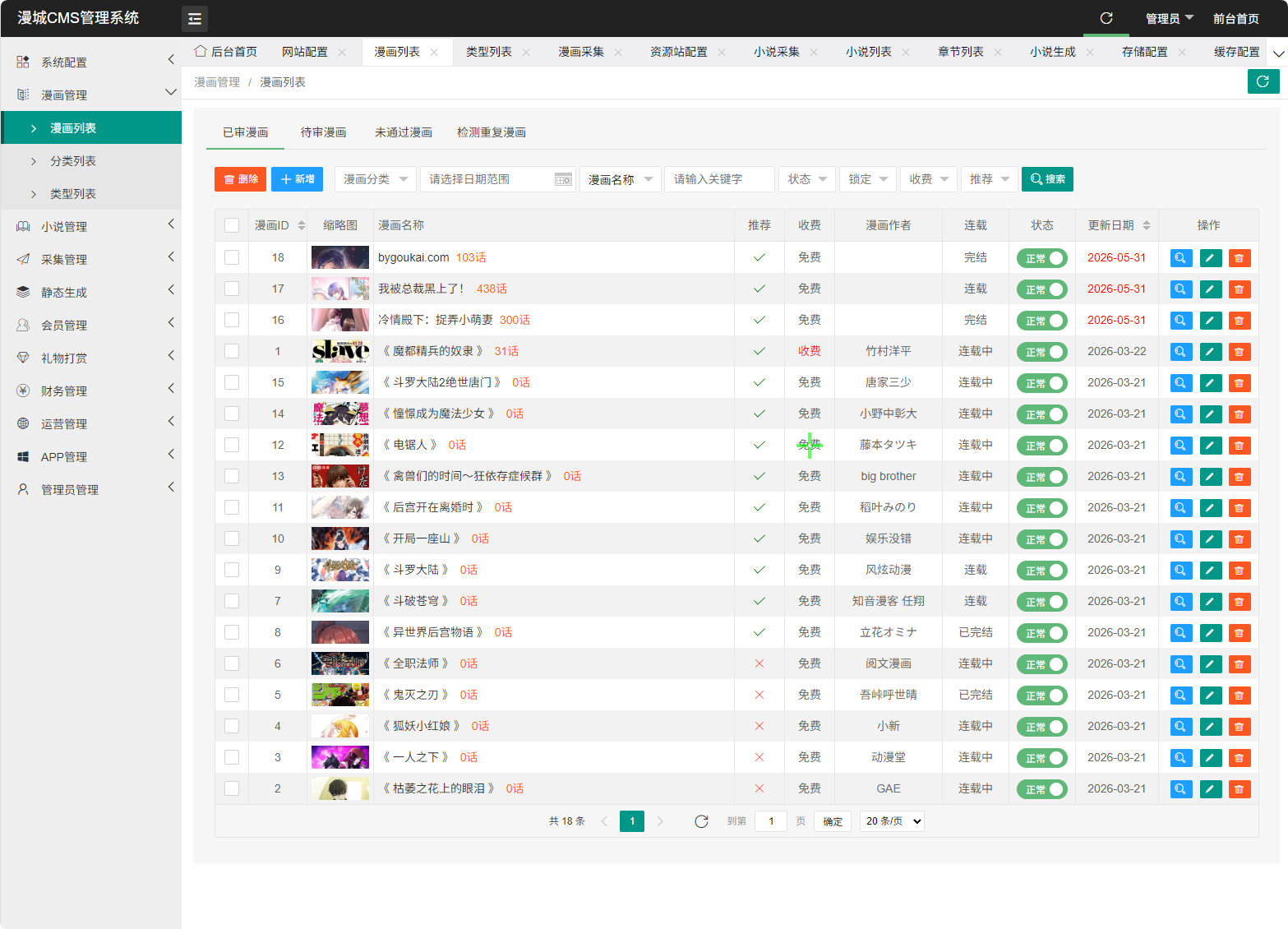 图片[4]-漫城 CMS2.7.1 漫画小说系统源码 APP+PC+H5 三端支持 PHP 后端 Uniapp 前端站长亲测运营版-朝晞小屋