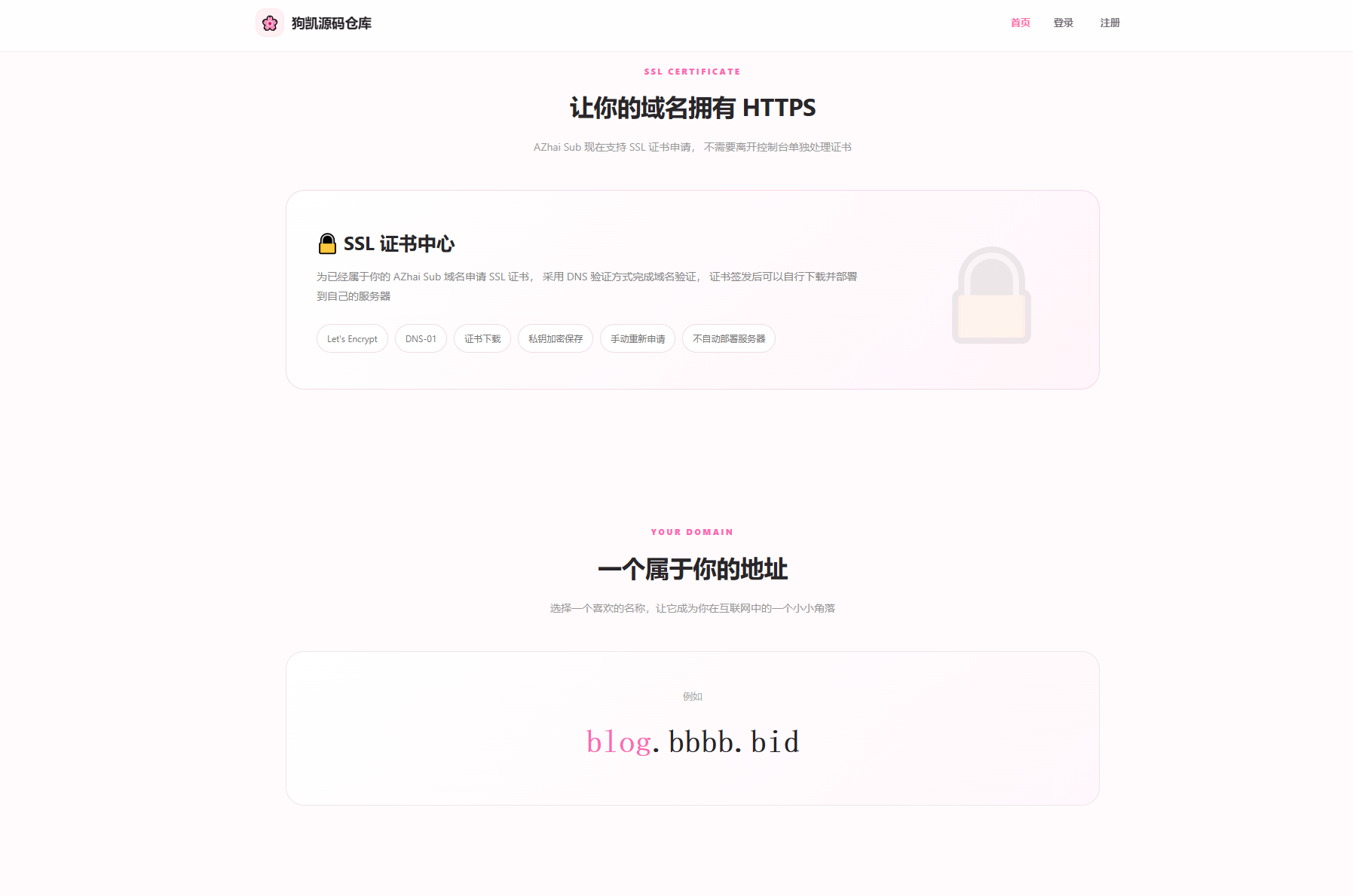 图片[3]-阿宅二级域名分发系统 轻量化全开源-朝晞小屋
